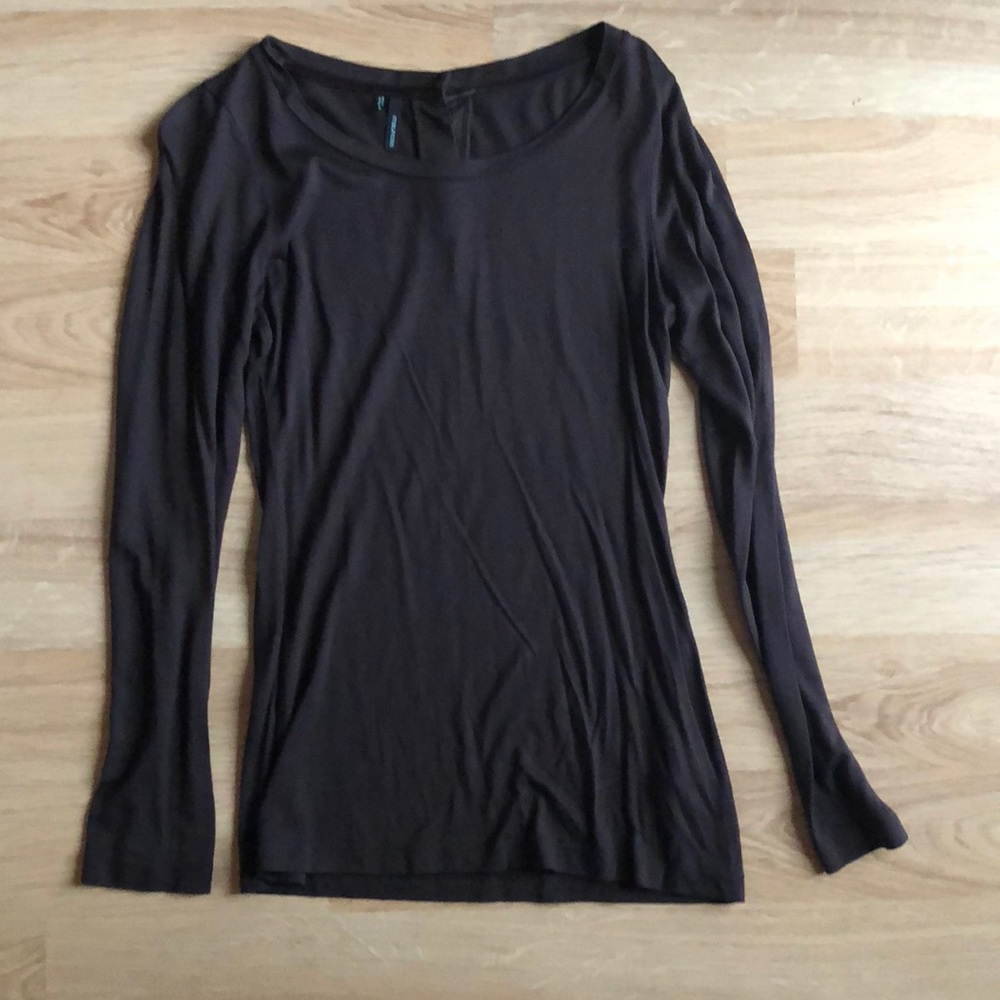 Long Sleeve Brown Shirt